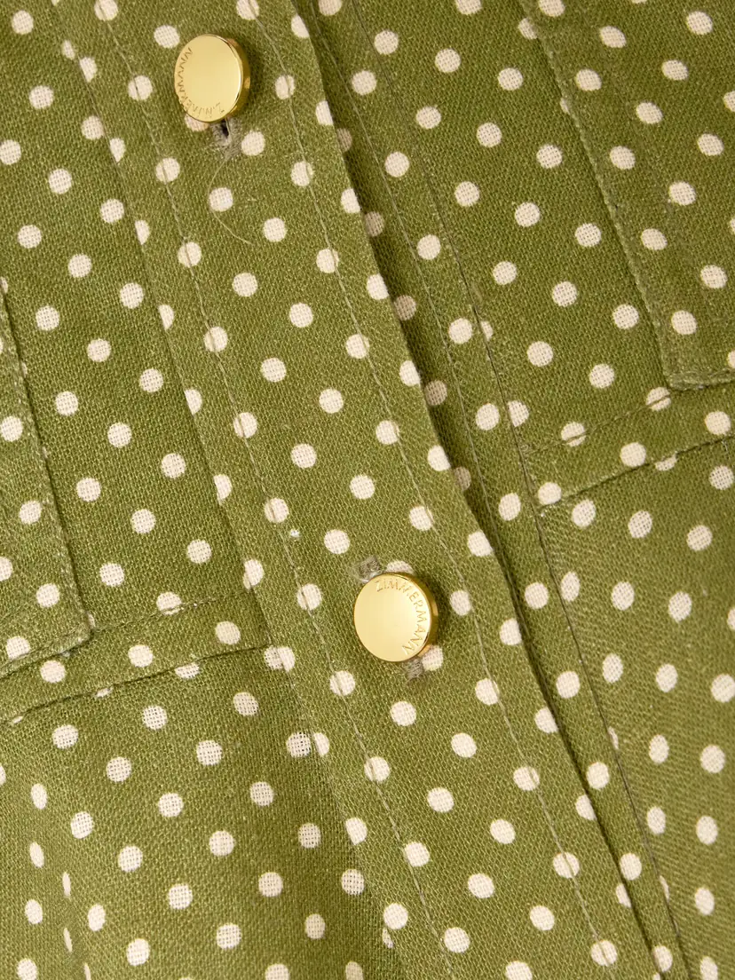 Zimmermann Luna Embellished Polka-dot Linen Midi Skirt | Thumbnail 5 Zimmermann Luna Embellished Polka-dot Linen Midi Skirt | Thumbnail 5