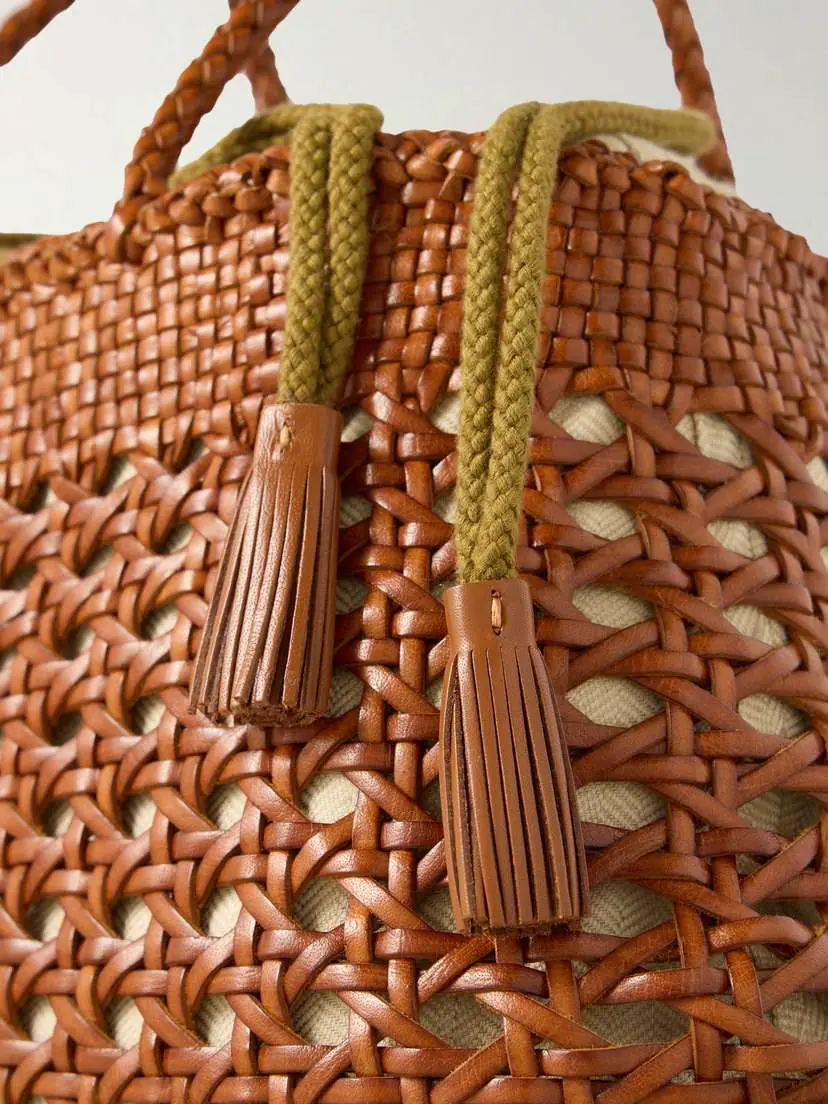 Dragon Diffusion Santa Cano Woven Leather Tote | Thumbnail 4 Dragon Diffusion Santa Cano Woven Leather Tote | Thumbnail 4