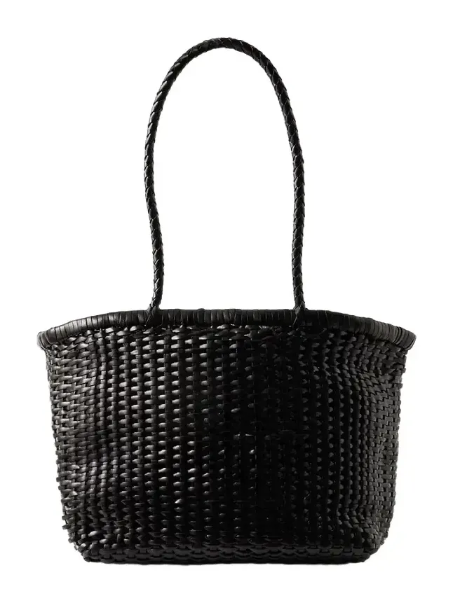B Weave Small Woven Leather Tote B Weave Small Woven Leather Tote