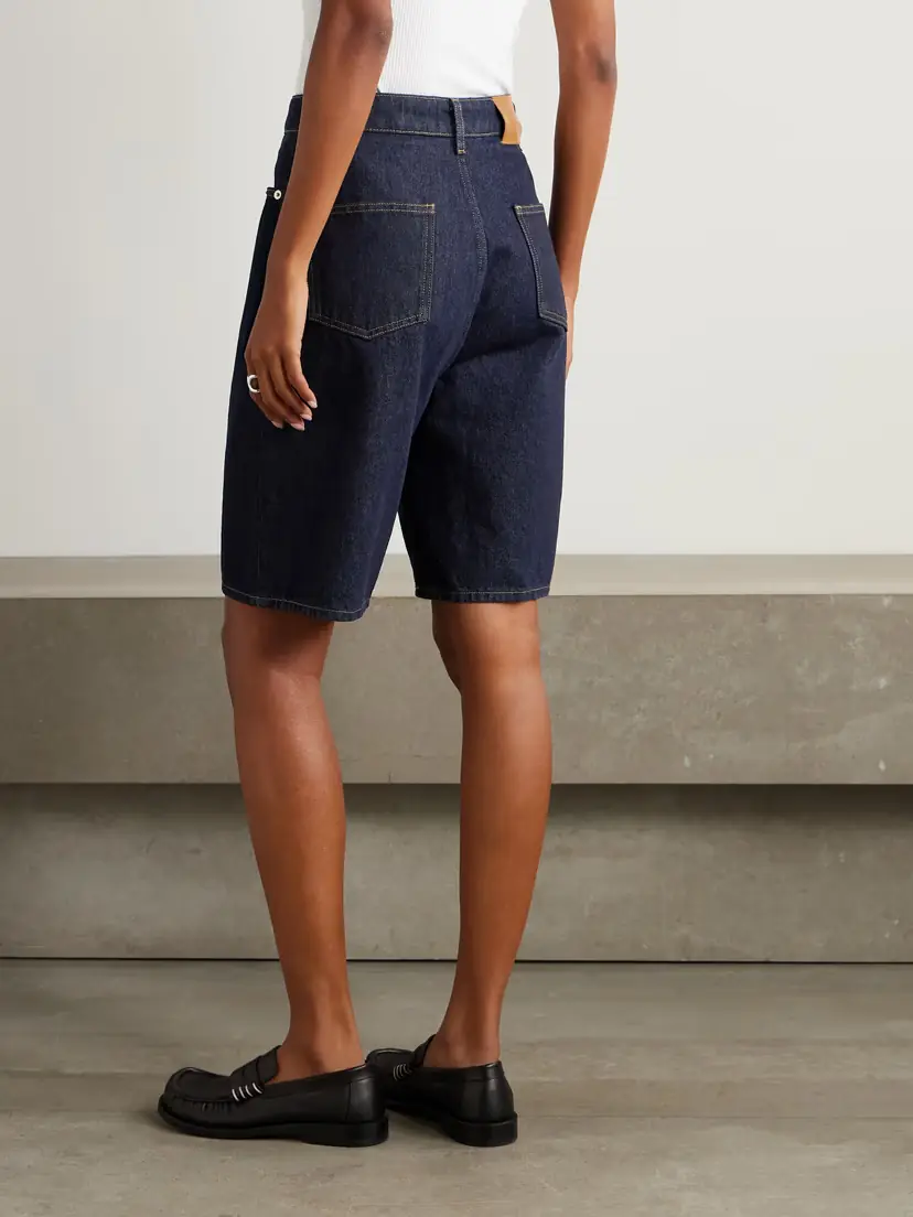 Loulou de Saison Isu Denim Shorts | Thumbnail 4 Loulou de Saison Isu Denim Shorts | Thumbnail 4