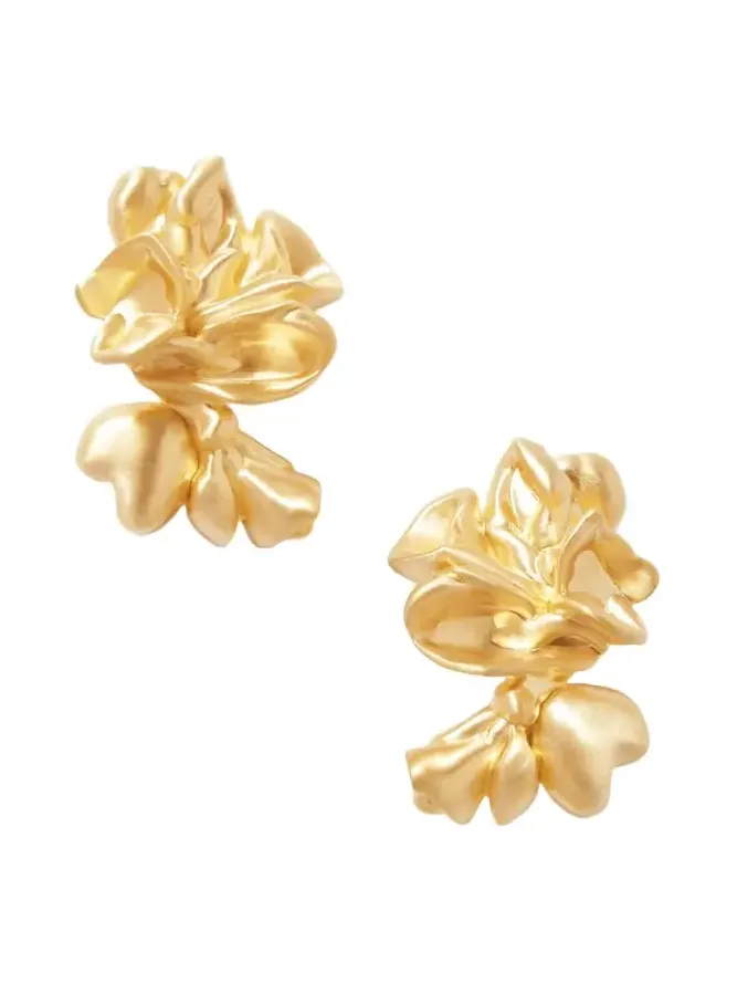 Splotch Gold Vermeil Earrings Splotch Gold Vermeil Earrings