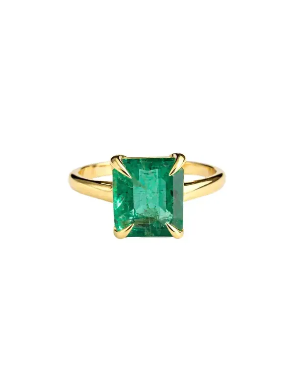 18K Gold Emerald Ring 18K Gold Emerald Ring