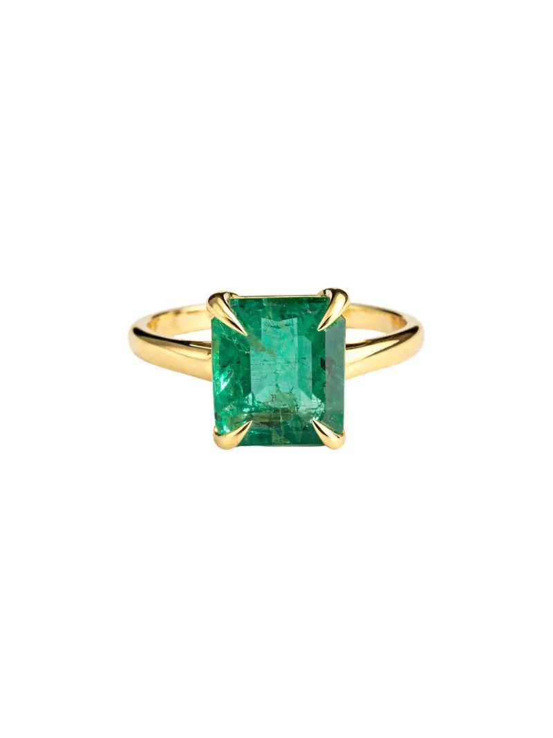 18K Gold Emerald Ring 18K Gold Emerald Ring