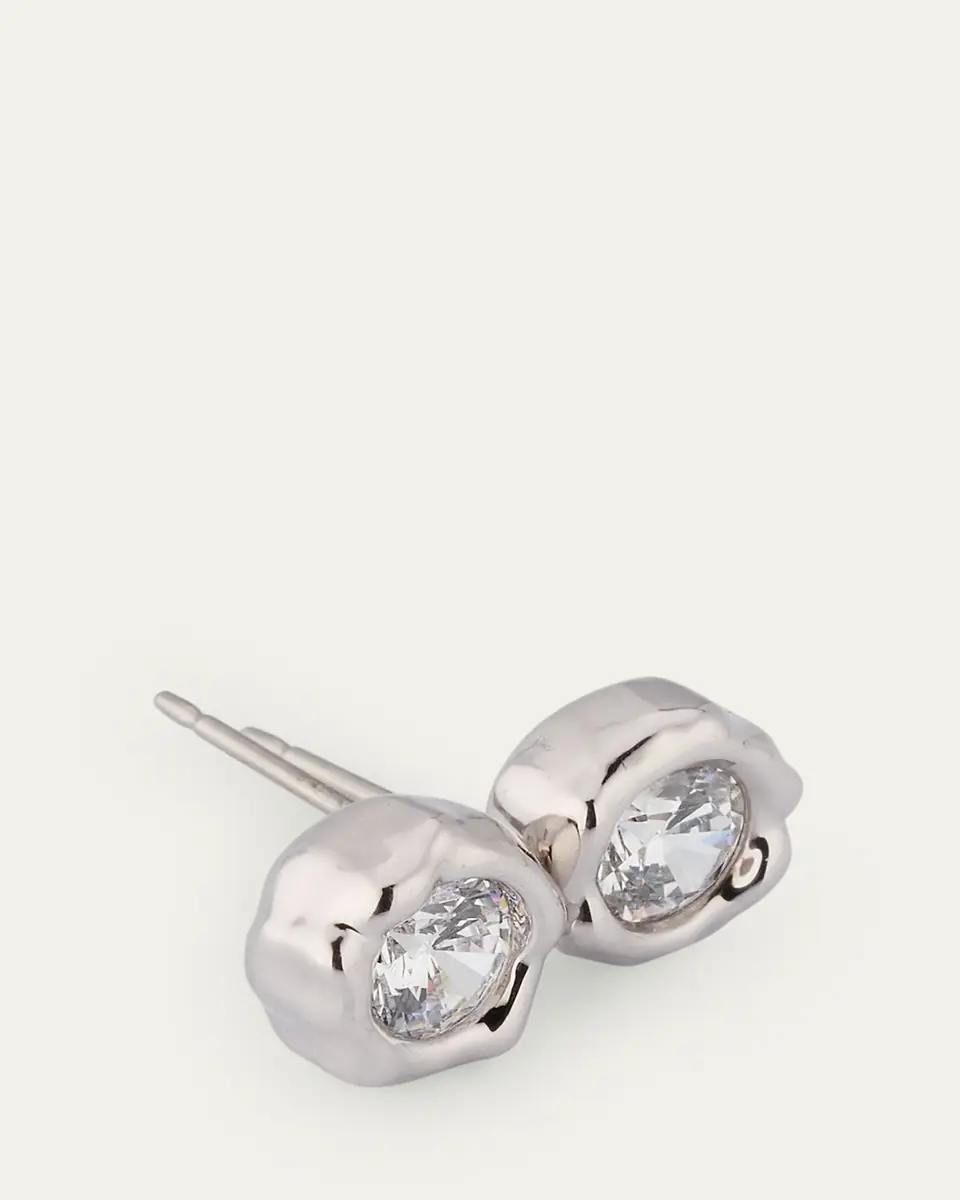 ALEXIS BITTAR Asterales Molten Bezel Stud Earrings | Thumbnail 3