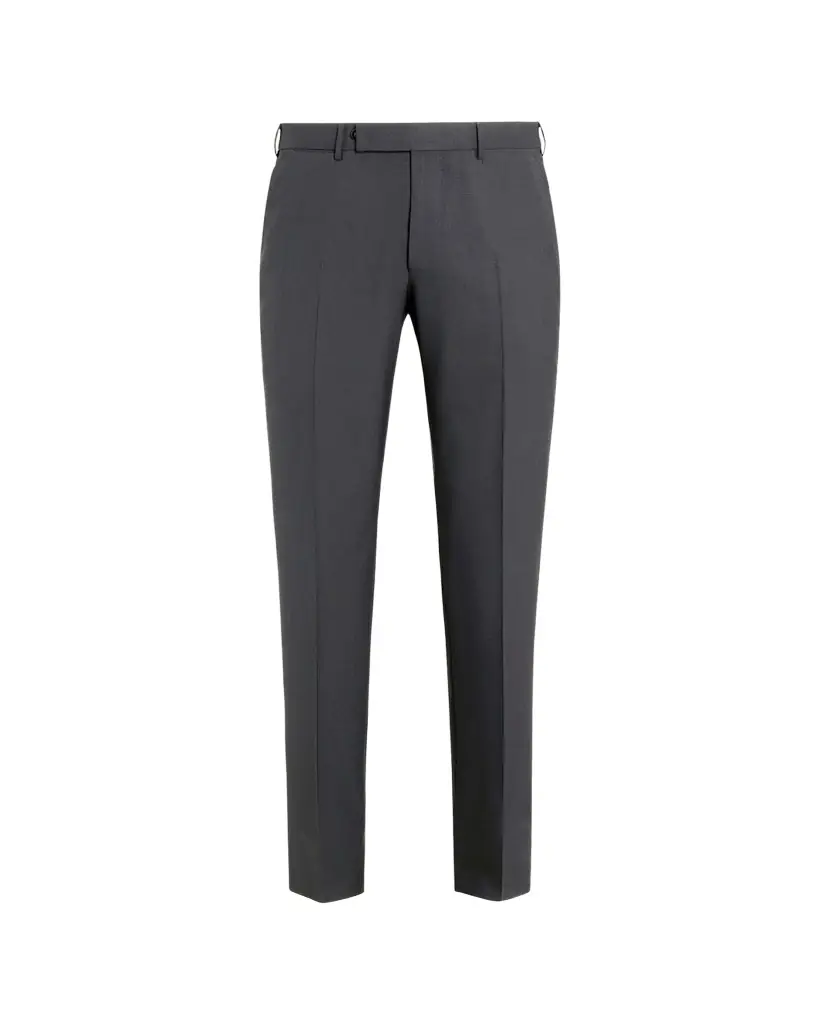 Zegna Men's High Performance Flat-Front Trousers | Image 1 Zegna Men's High Performance Flat-Front Trousers | Image 1