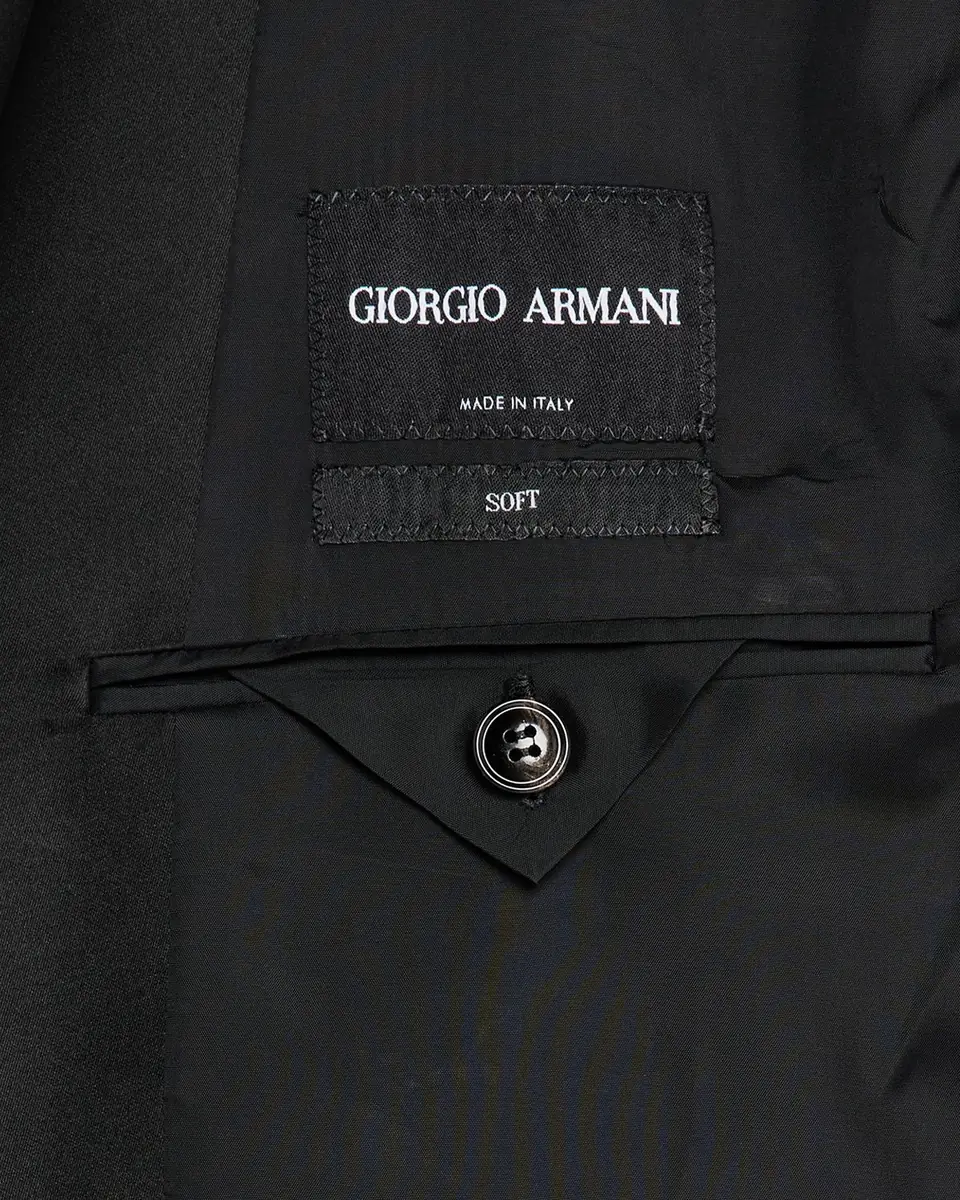 Giorgio Armani Men's Micro-Dot Silk Peak Lapel Tuxedo | Thumbnail 6 Giorgio Armani Men's Micro-Dot Silk Peak Lapel Tuxedo | Thumbnail 6