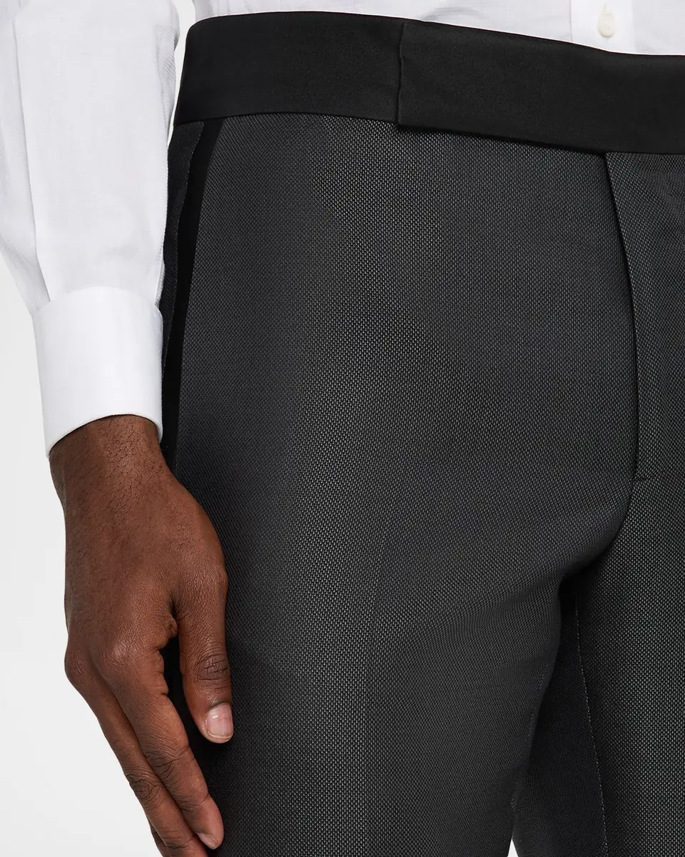 Giorgio Armani Men's Micro-Dot Silk Peak Lapel Tuxedo | Thumbnail 9 Giorgio Armani Men's Micro-Dot Silk Peak Lapel Tuxedo | Thumbnail 9