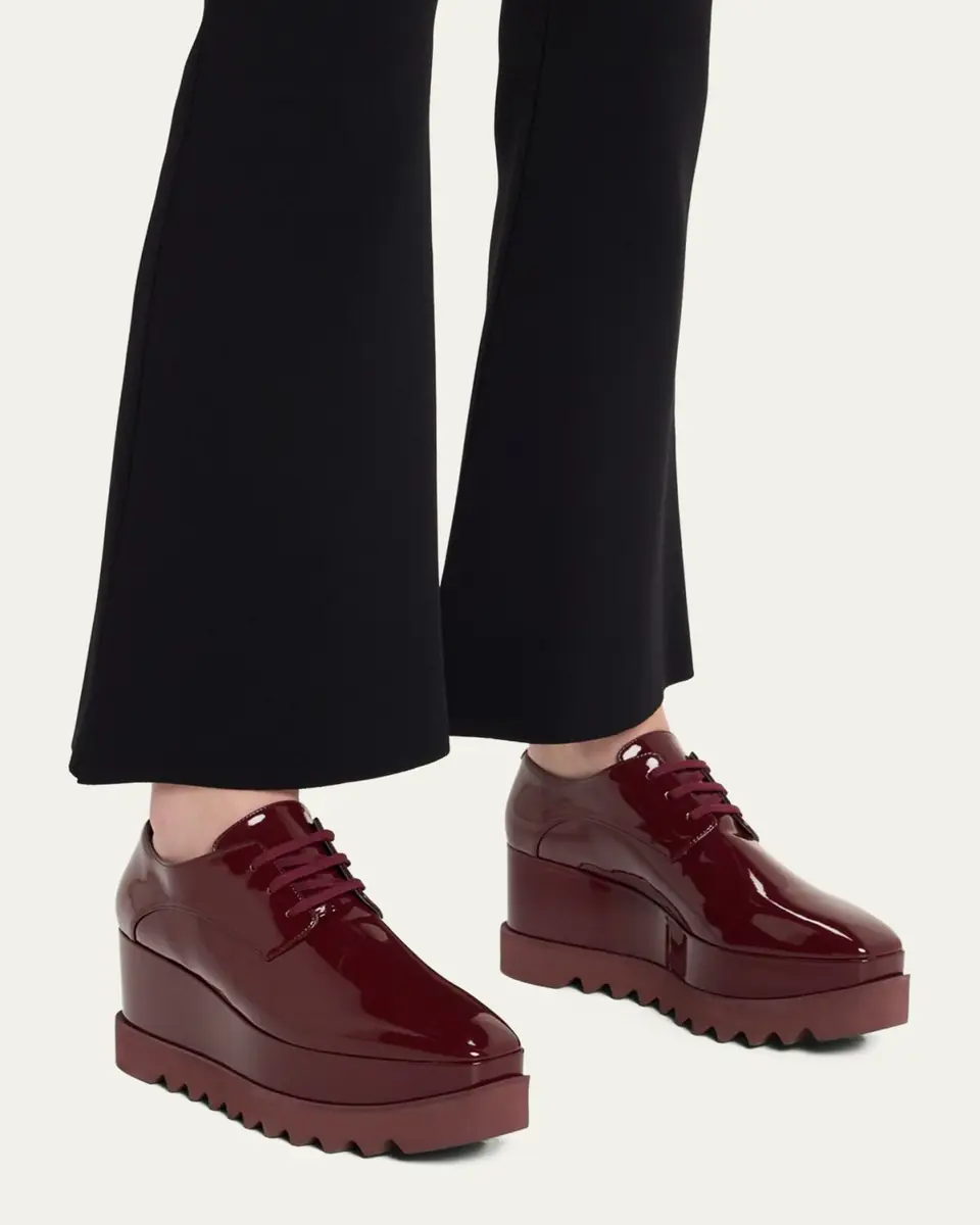 Stella McCartney Elyse Patent Alter Platform Sneaker Loafers | Thumbnail 2