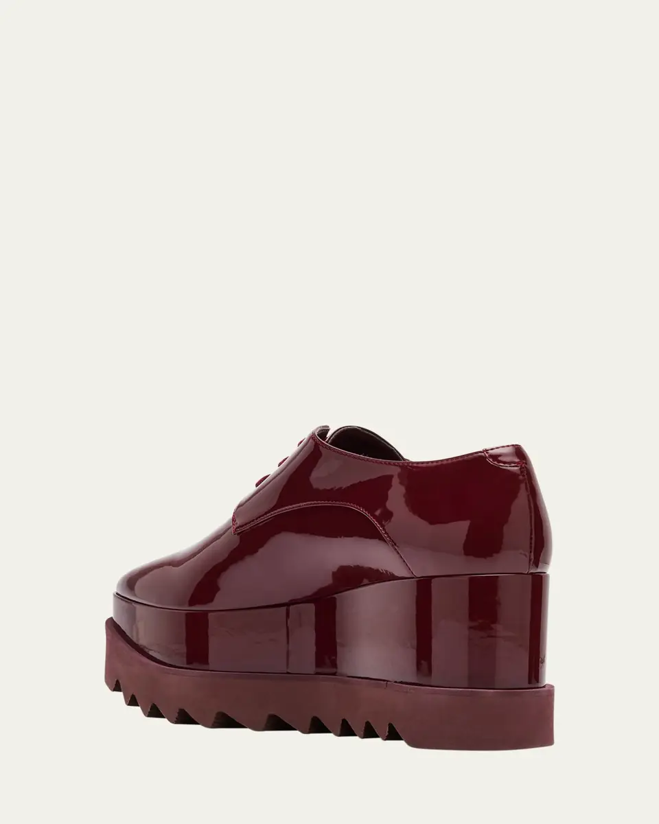 Stella McCartney Elyse Patent Alter Platform Sneaker Loafers | Thumbnail 4