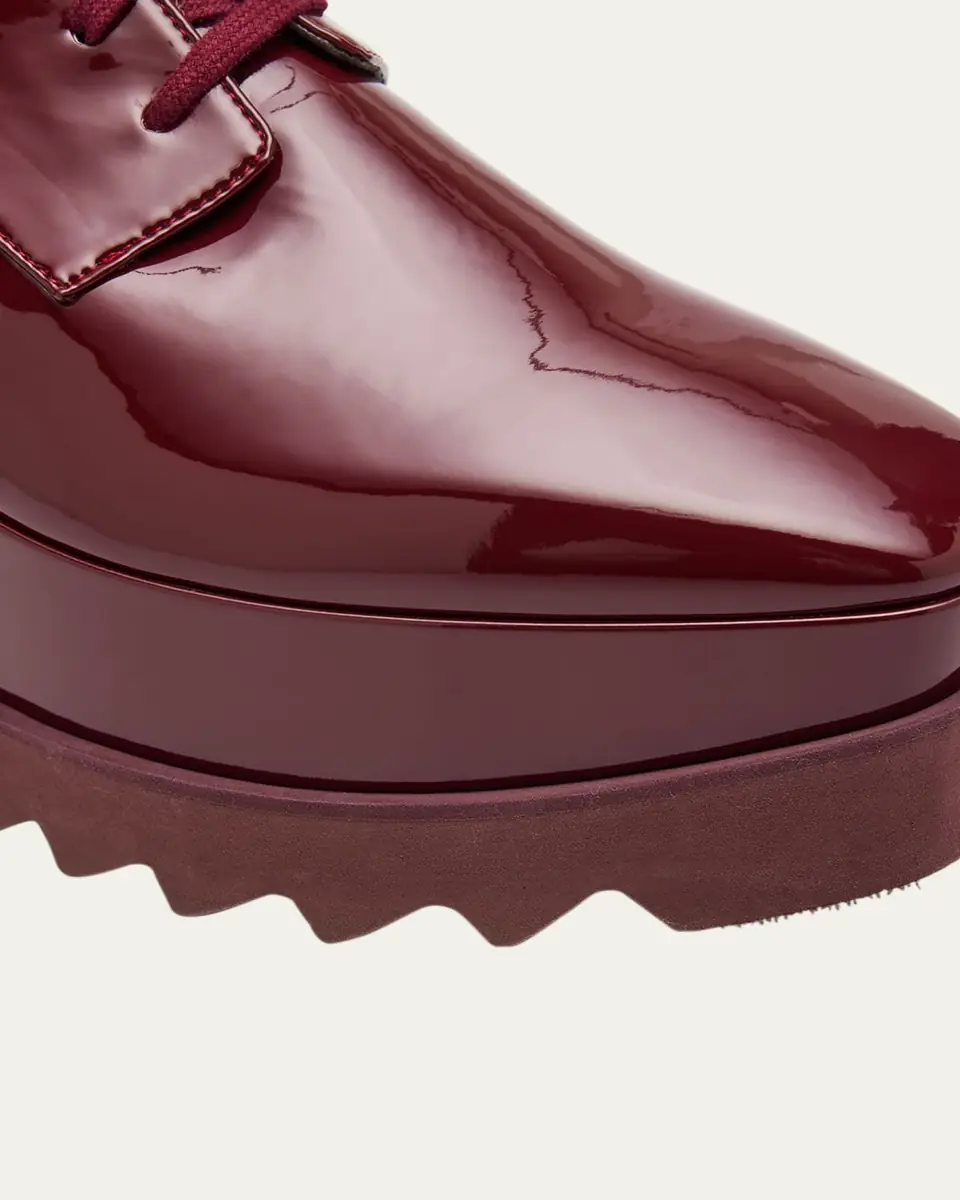 Stella McCartney Elyse Patent Alter Platform Sneaker Loafers | Thumbnail 5