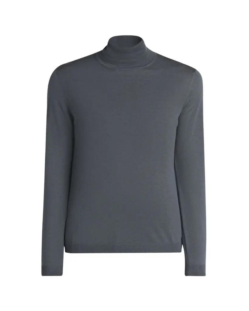 Giorgio Armani Men's Cashmere Turtleneck Long-Sleeve T-Shirt