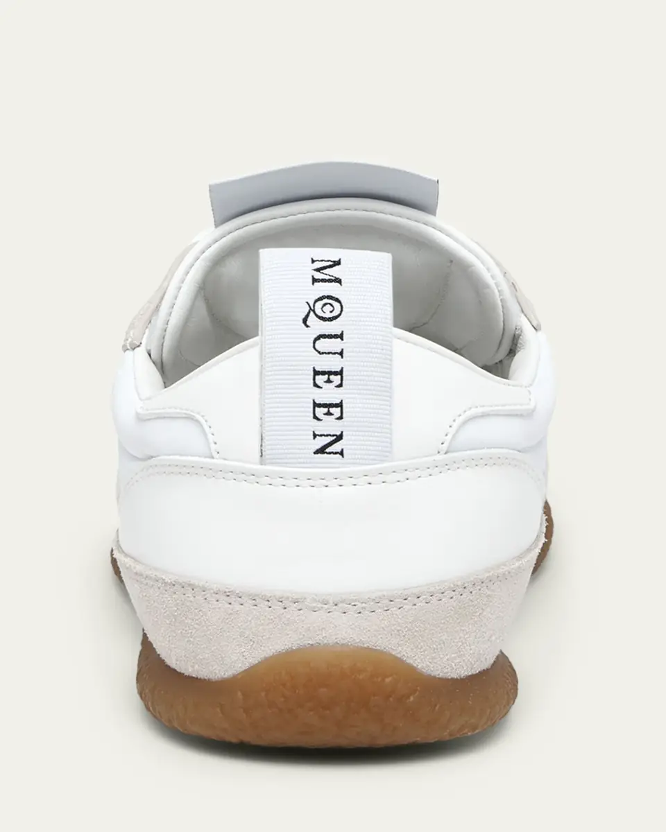Alexander McQueen Men's EC1 Suede and Nylon Low-Top Trainers | Thumbnail 3 Alexander McQueen Men's EC1 Suede and Nylon Low-Top Trainers | Thumbnail 3