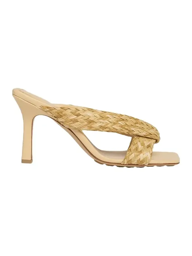 Riva Braided Raffia Mule Sandals Riva Braided Raffia Mule Sandals