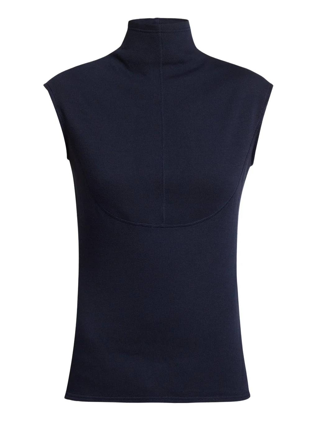 Proenza Schouler White Label Zane Sleeveless Brushed Rib Turtleneck