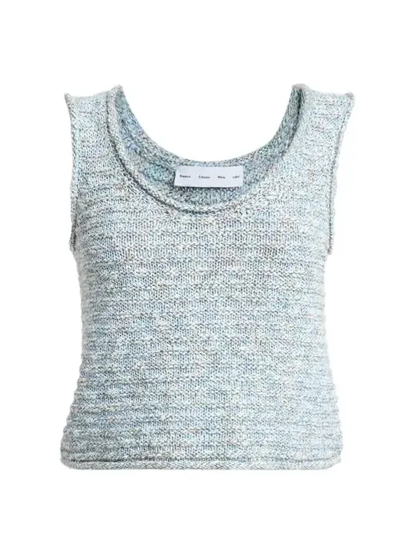 Janine Melange Knit Tank Top