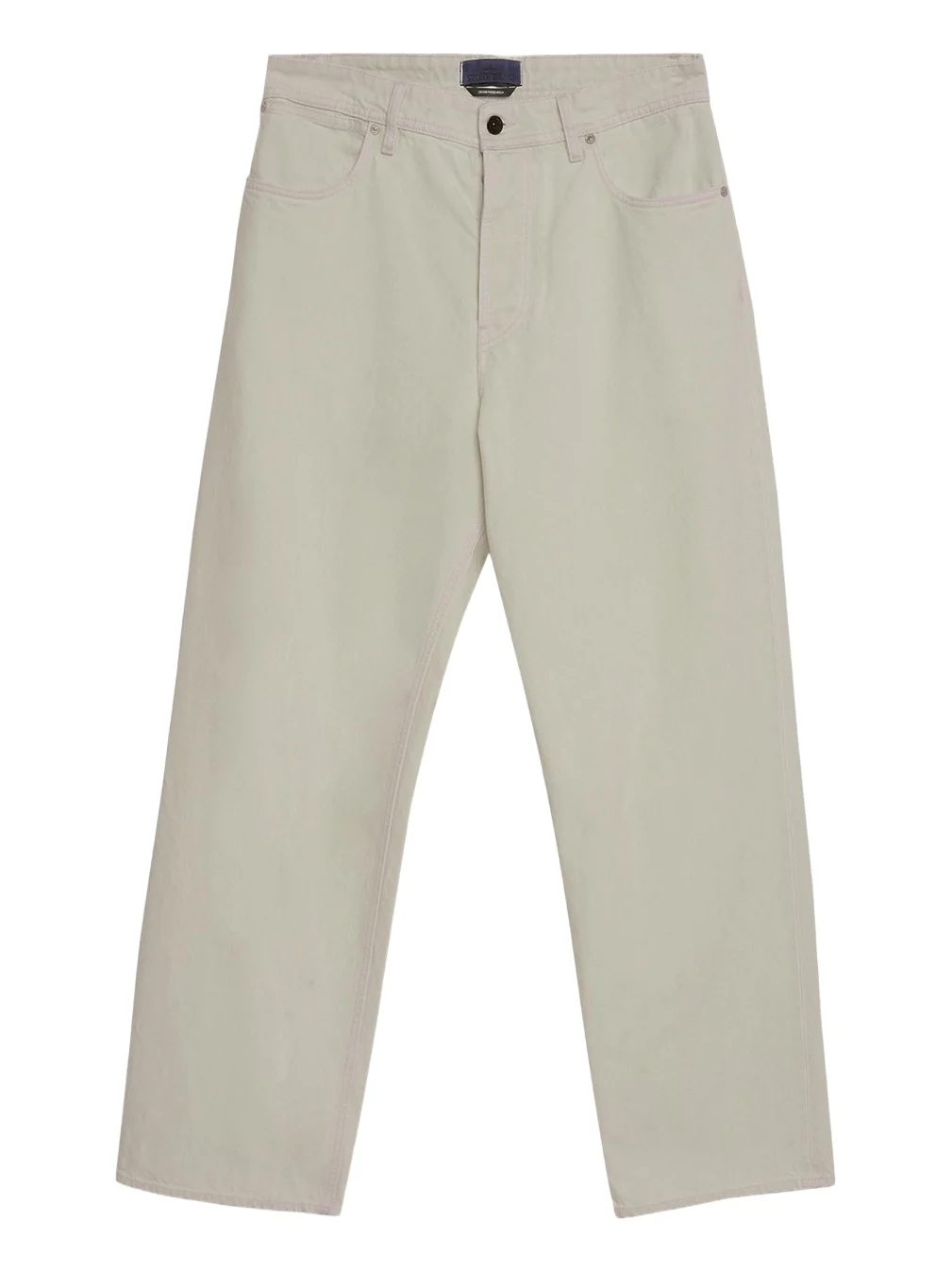 Stone Island Men's Ivory Denim Straight-Leg Jeans