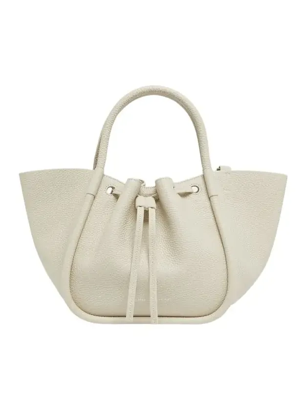 Small Ruched Grain Leather Tote Bag Small Ruched Grain Leather Tote Bag