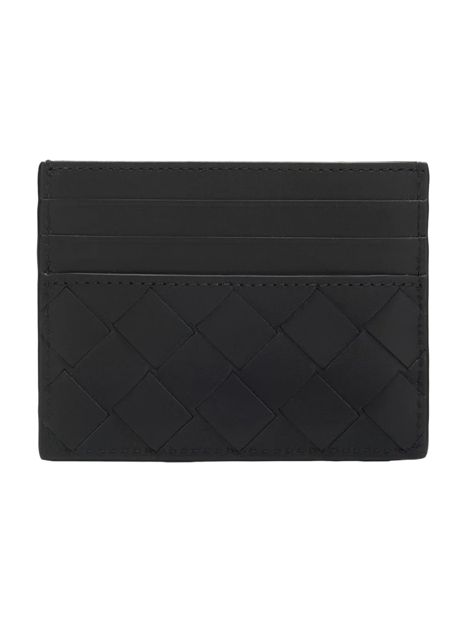 Men's Intrecciato Leather Card Holder