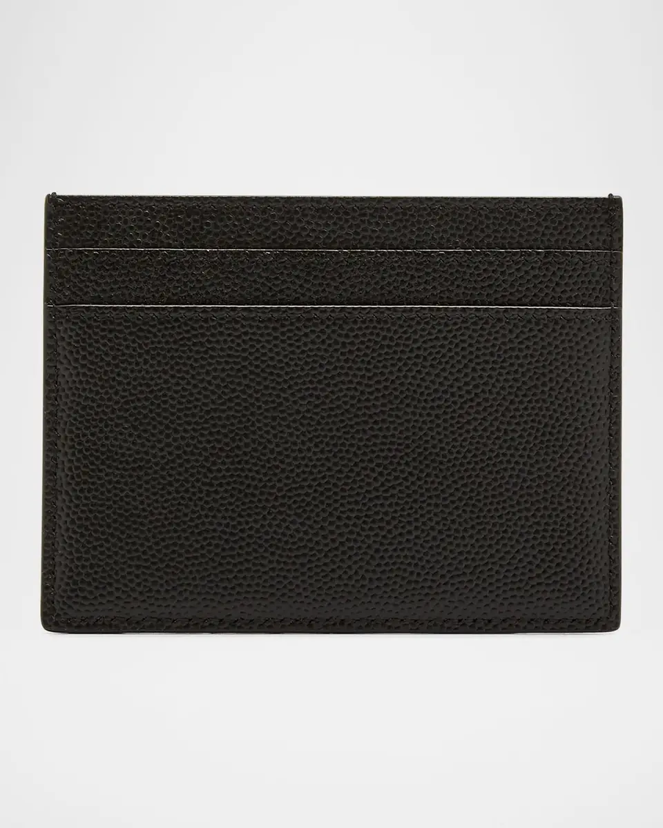 Saint Laurent Pebbled Leather Classic Card Case | Thumbnail 3