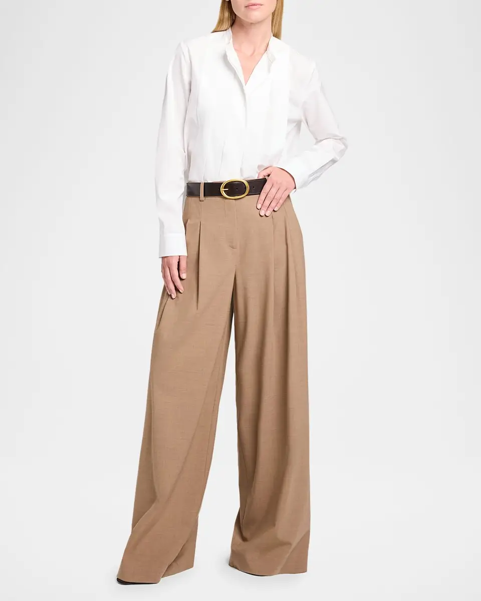 TWP Close Call Pleated Cotton Shirt | Thumbnail 6 TWP Close Call Pleated Cotton Shirt | Thumbnail 6