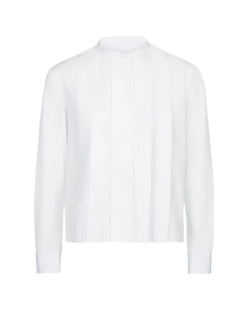 TWP Close Call Pleated Cotton Shirt | Image 1 TWP Close Call Pleated Cotton Shirt | Image 1