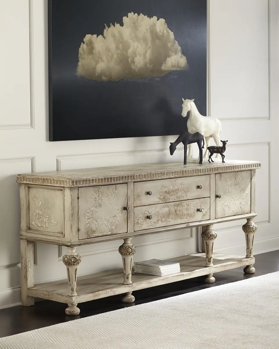 Peninsula Home Collection Farah Distressed Console | Thumbnail 2