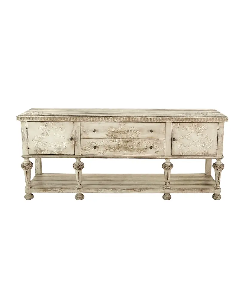 Peninsula Home Collection Farah Distressed Console