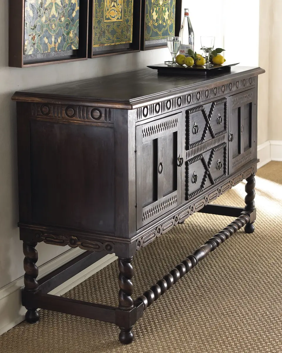 Peninsula Home Collection Hunter Carved Buffet | Thumbnail 2 Peninsula Home Collection Hunter Carved Buffet | Thumbnail 2