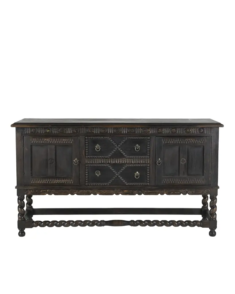 Peninsula Home Collection Hunter Carved Buffet