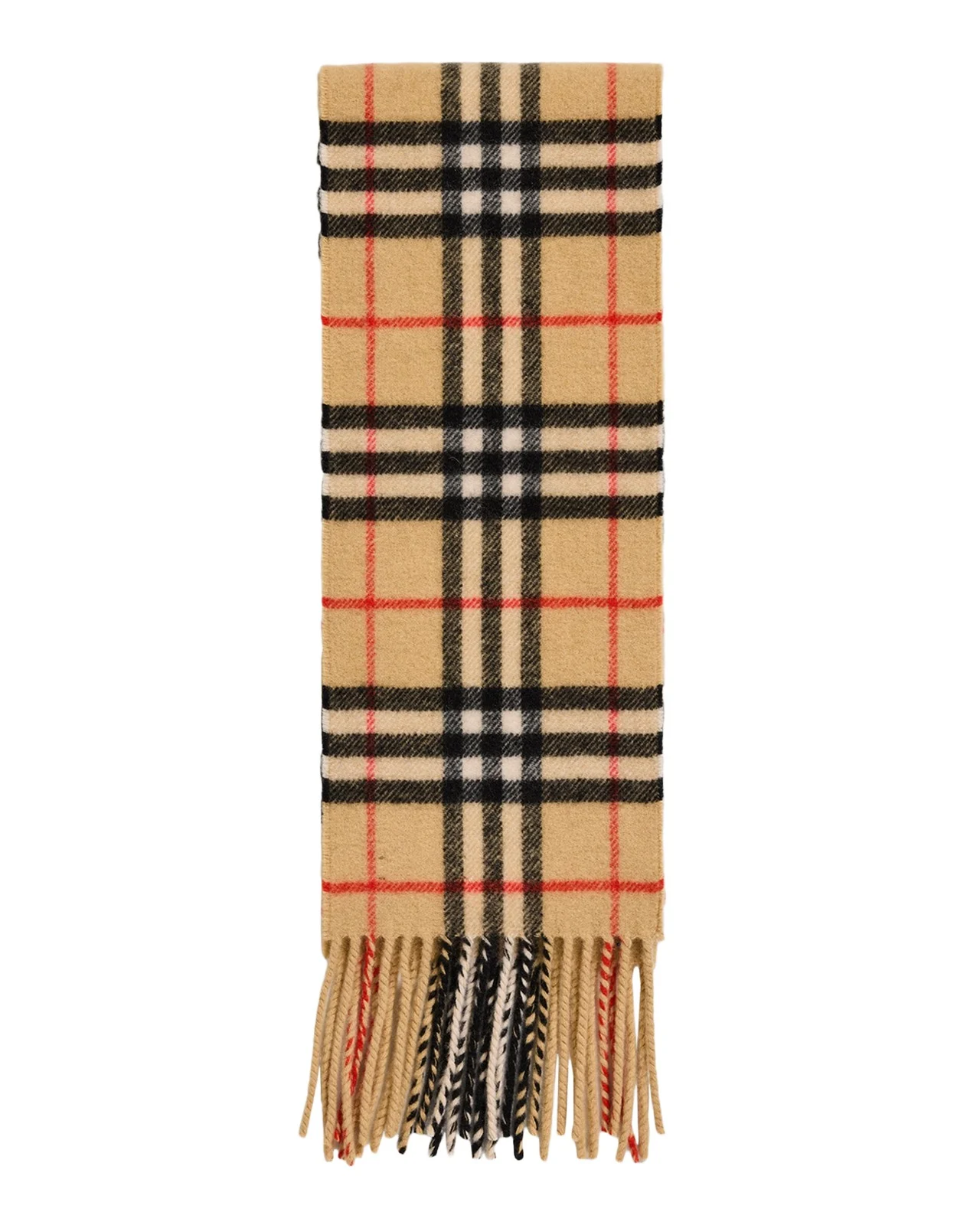 Check Cashmere Scarf