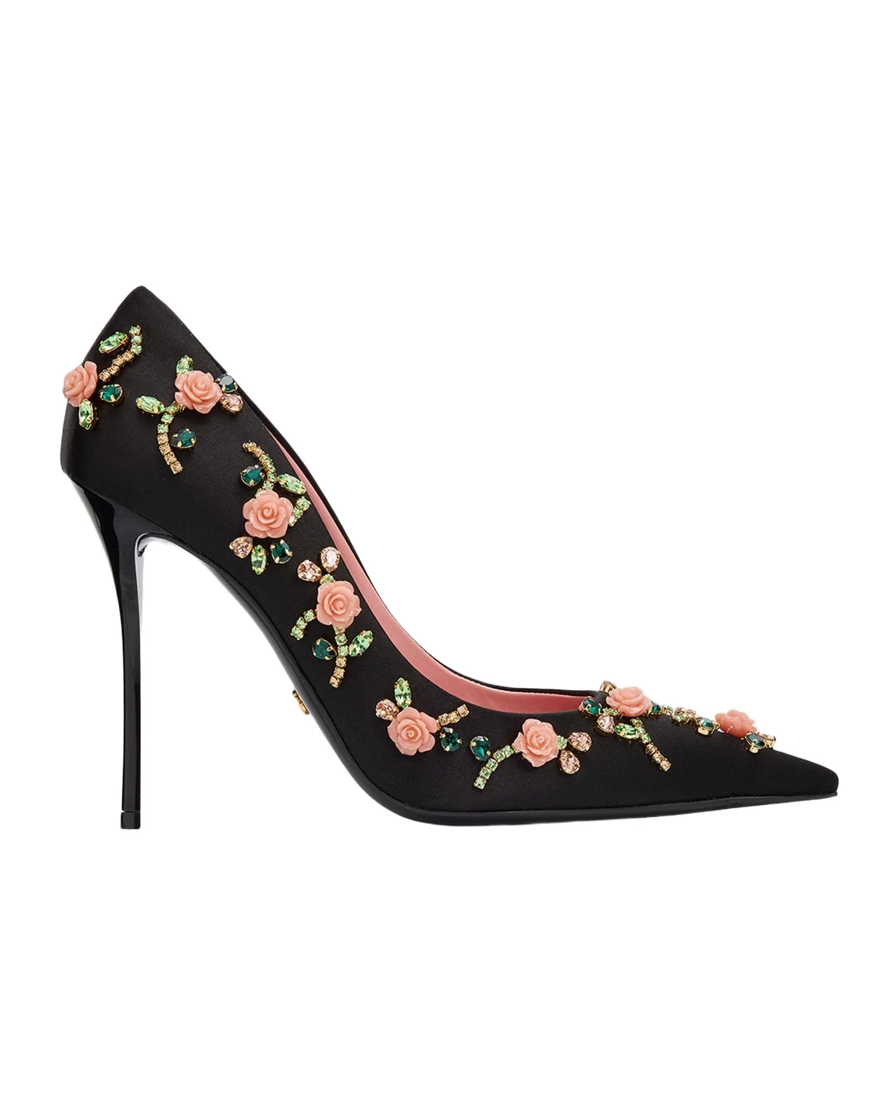 Dolce & Gabbana 105mm Embellished Satin Pumps