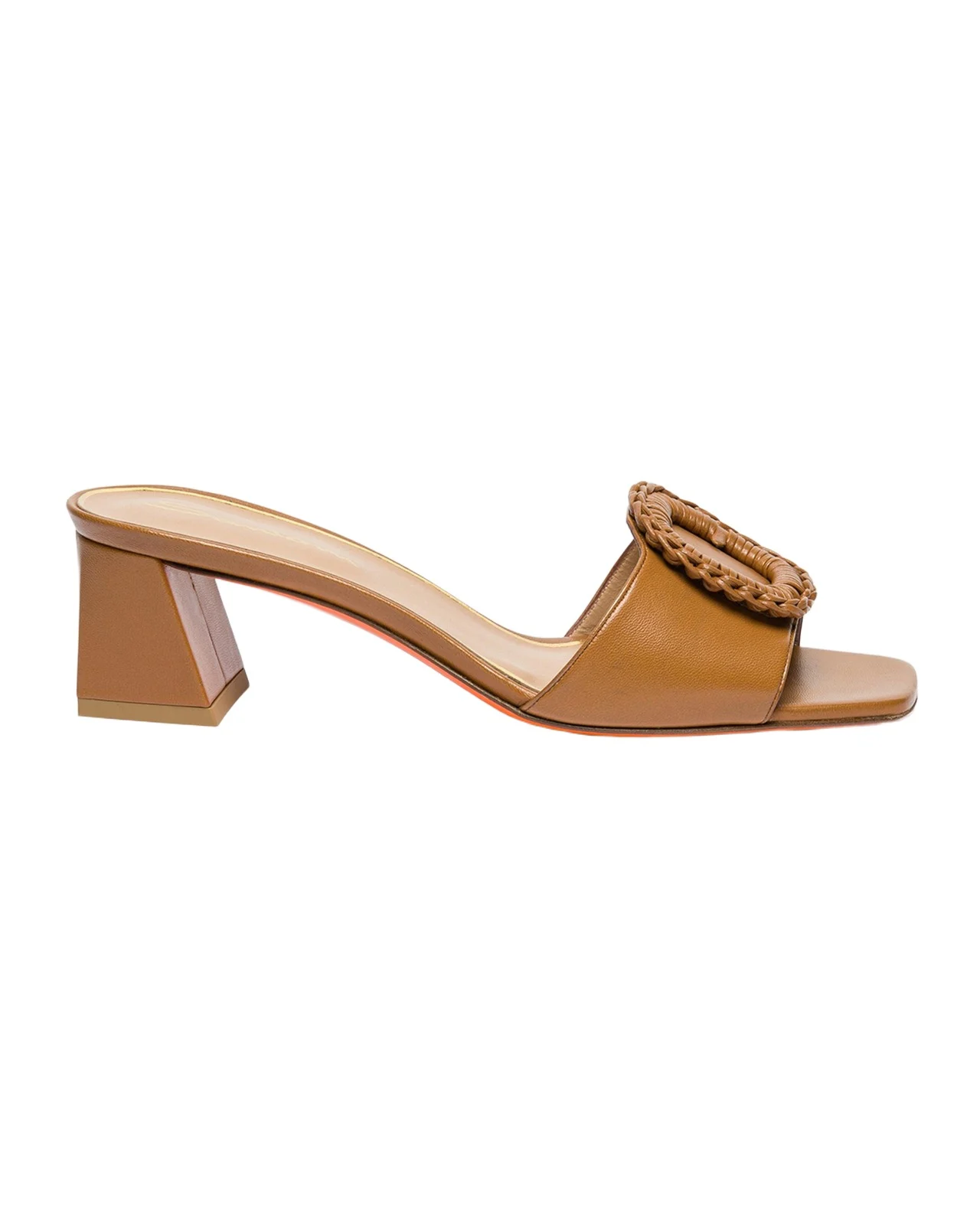 Corolle Leather Buckle Mules