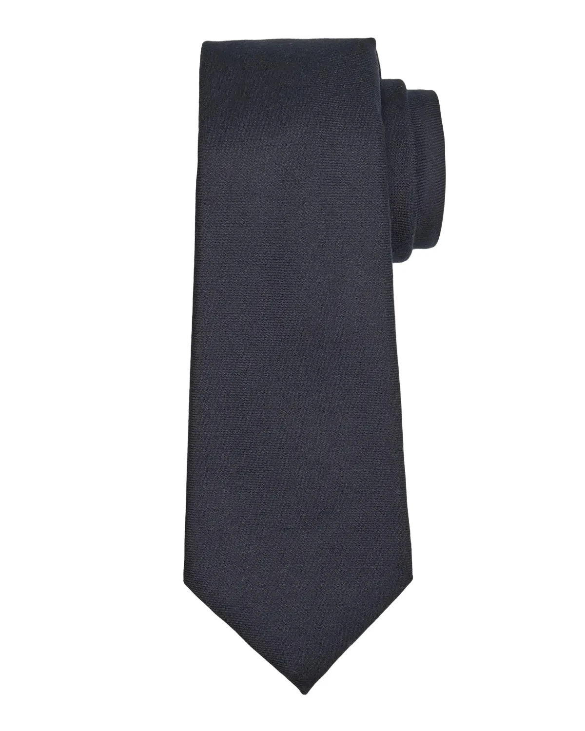 Men's Solid Wool 7-Fold Tie