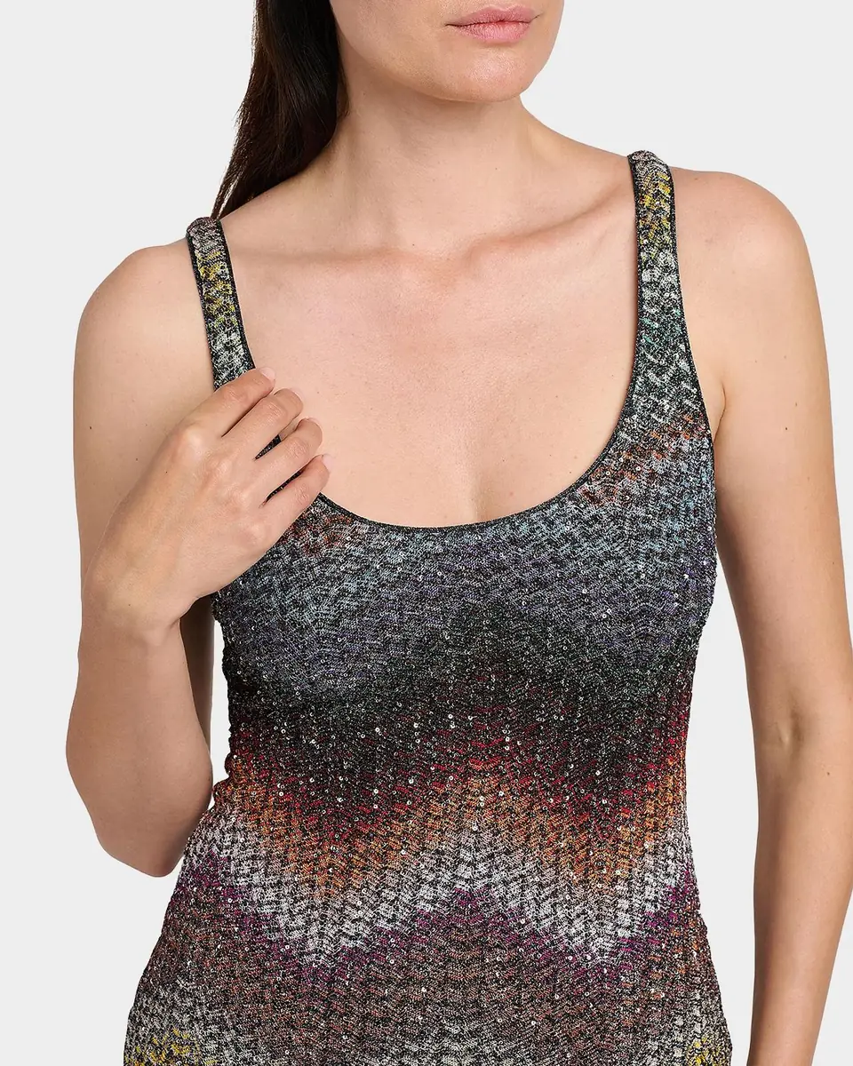 Missoni Sequin Wefted Loom Knit Mini Dress | Thumbnail 12 Missoni Sequin Wefted Loom Knit Mini Dress | Thumbnail 12