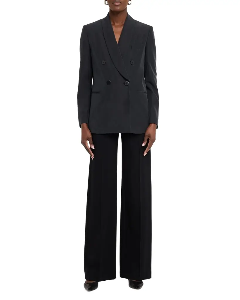 Emporio Armani Relaxed Double-Breasted Blazer | Image 1 Emporio Armani Relaxed Double-Breasted Blazer | Image 1