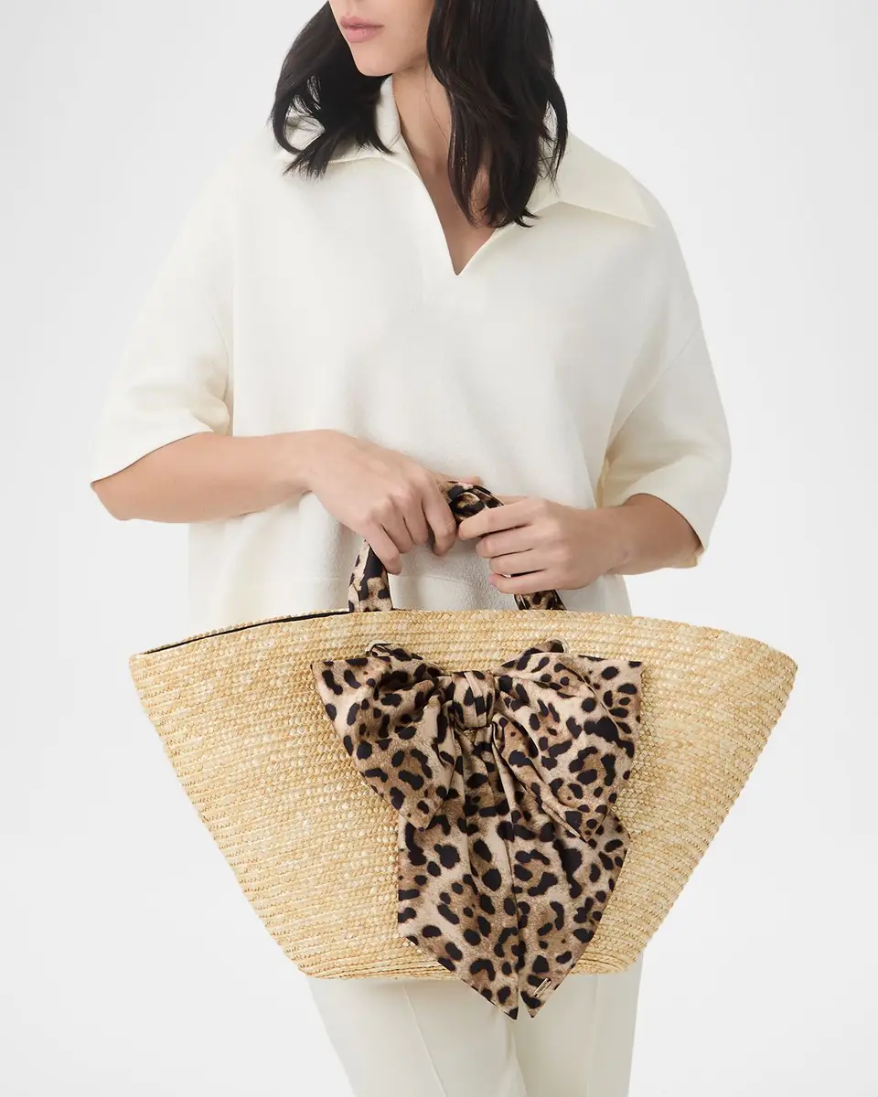 Eugenia Kim Carlotta Straw Bow Tote Bag | Thumbnail 2 Eugenia Kim Carlotta Straw Bow Tote Bag | Thumbnail 2
