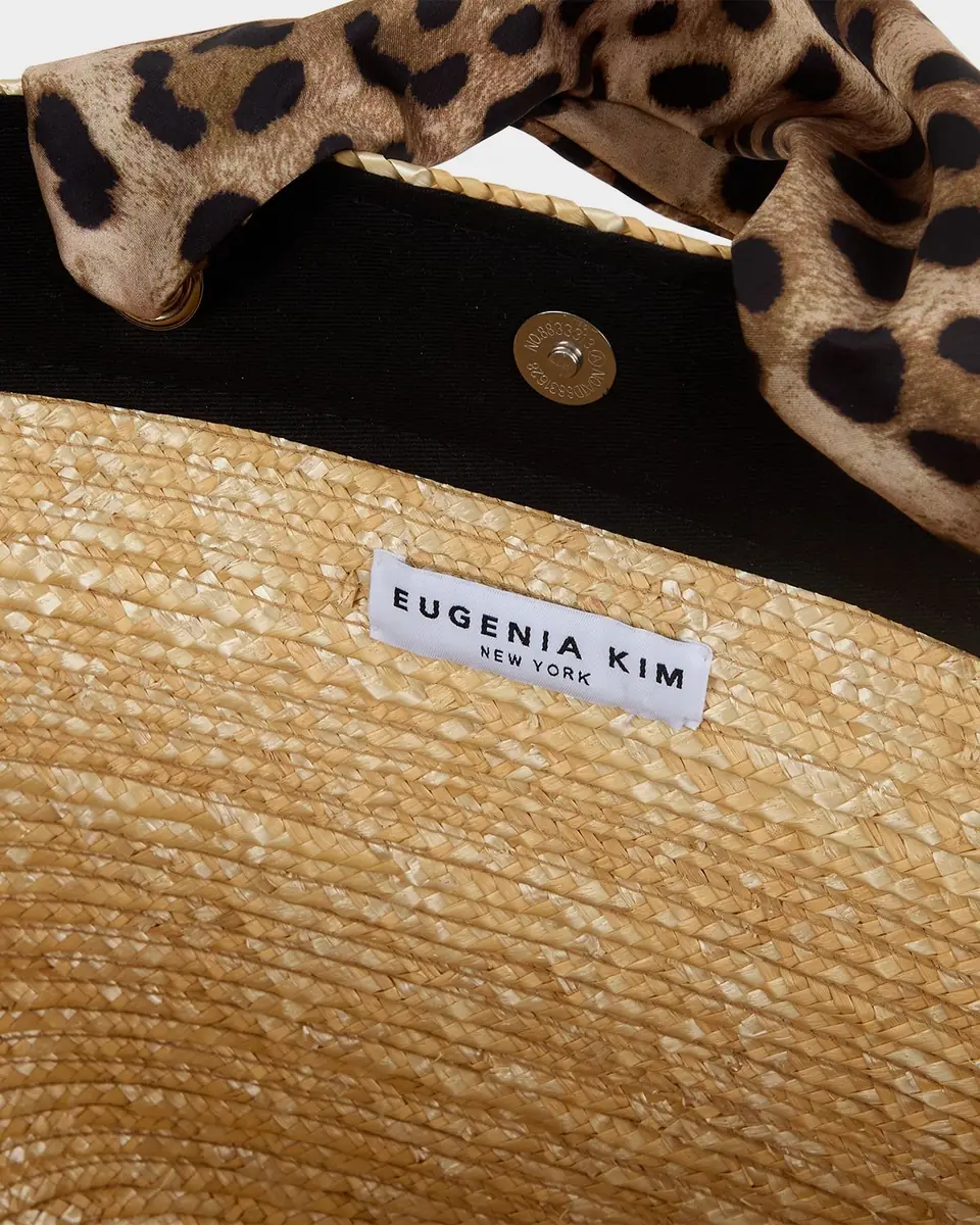 Eugenia Kim Carlotta Straw Bow Tote Bag | Thumbnail 4 Eugenia Kim Carlotta Straw Bow Tote Bag | Thumbnail 4