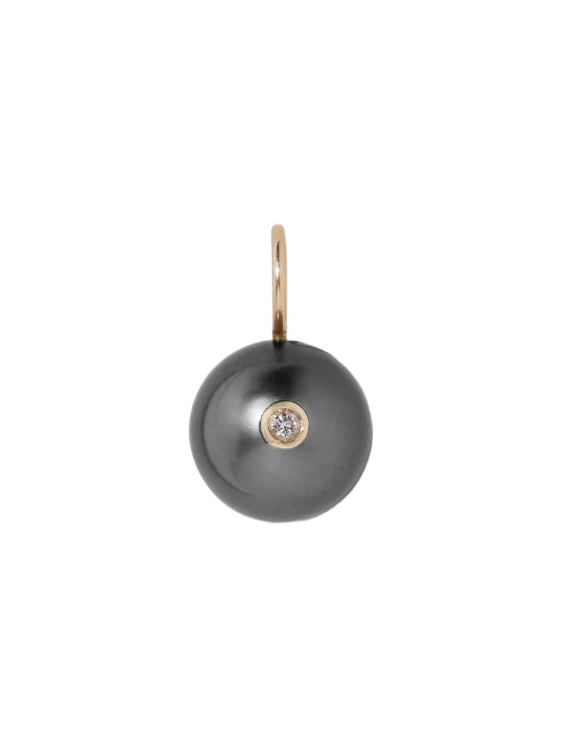 Jennifer Fisher Medium Gray South Sea Pearl with Diamond