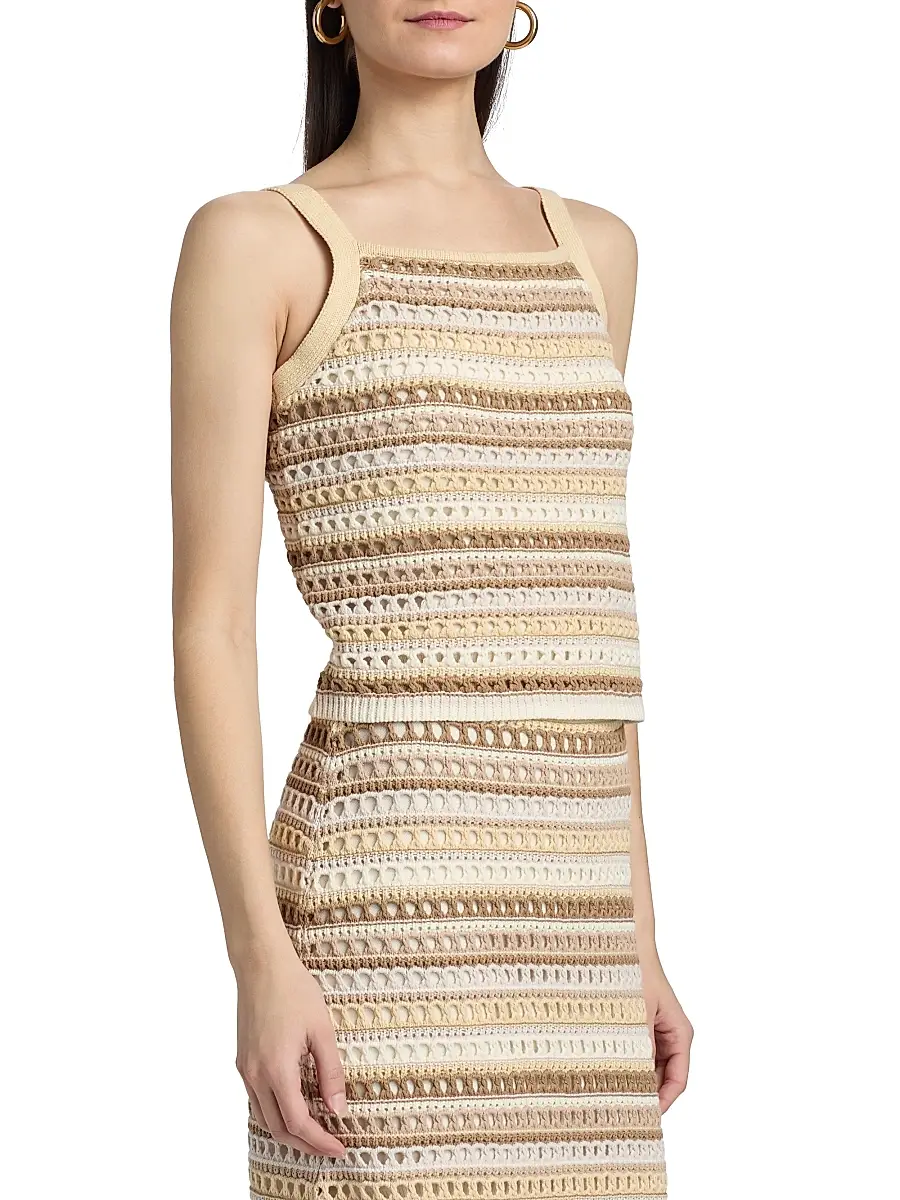 dh New York Women's Kimmy Striped Knit Top | Thumbnail 4