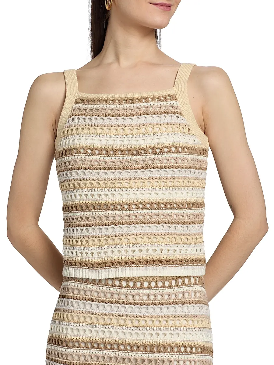dh New York Women's Kimmy Striped Knit Top | Thumbnail 6