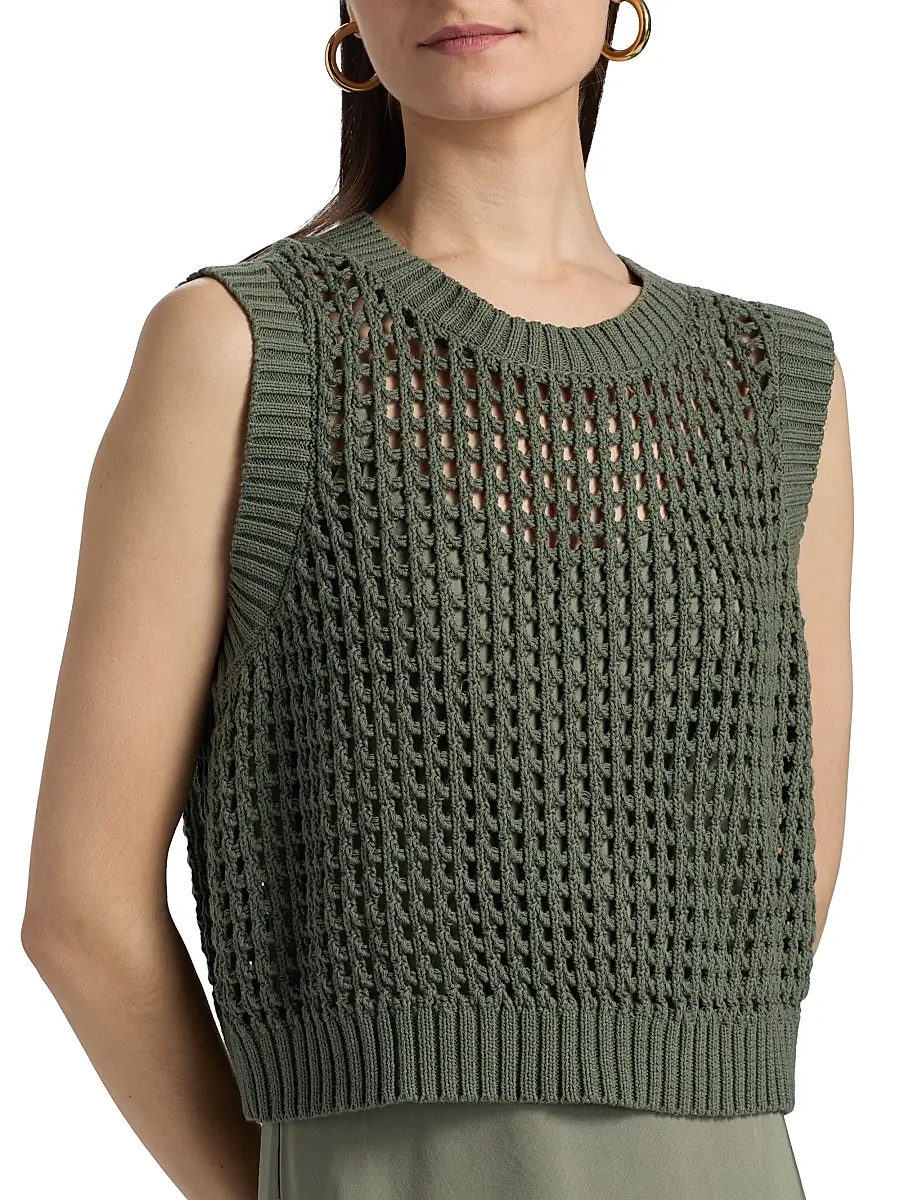 dh New York Women's Mixed-Media Cotton Midi-Dress | Thumbnail 7 dh New York Women's Mixed-Media Cotton Midi-Dress | Thumbnail 7