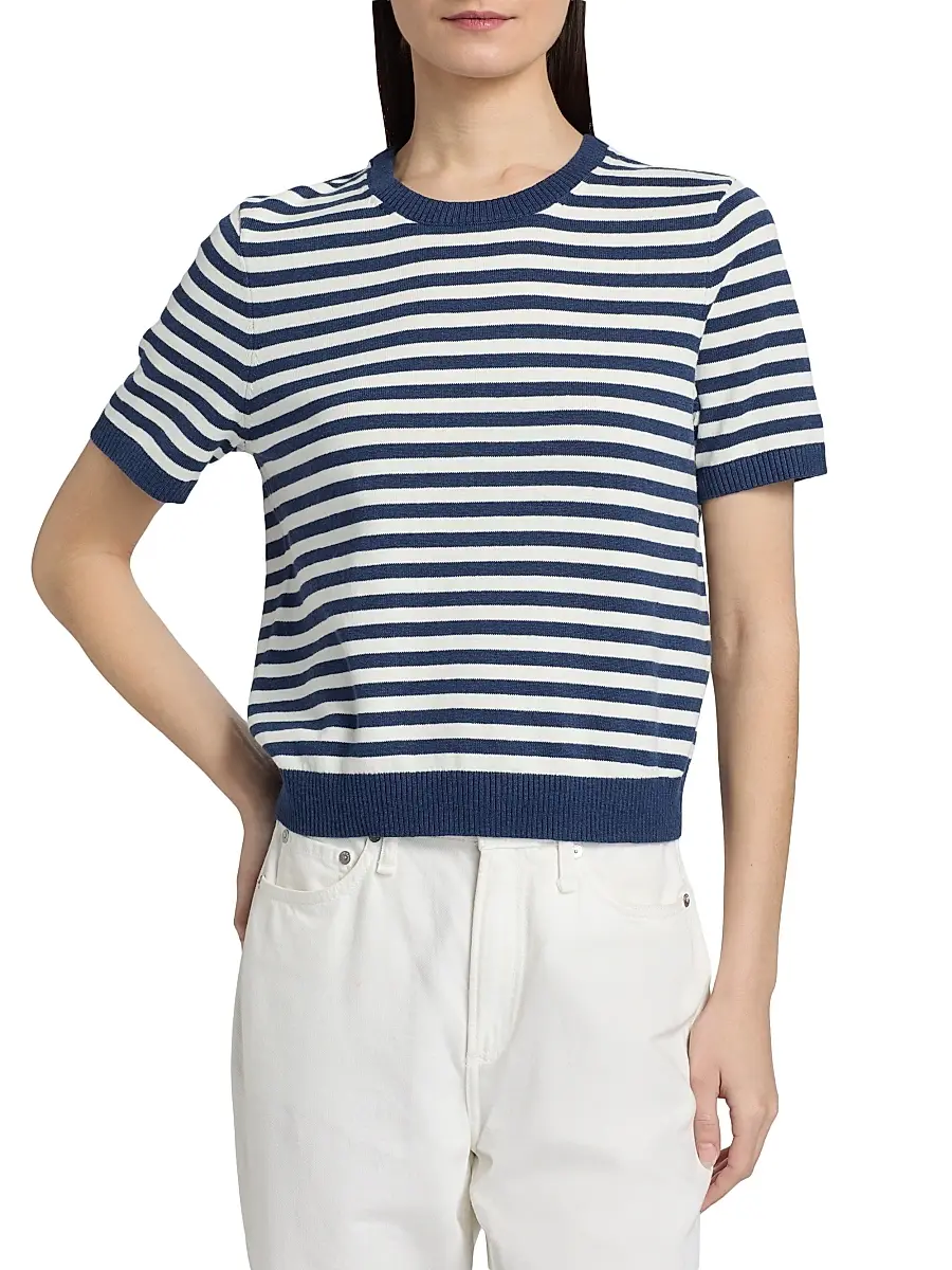 dh New York Women's Joan Striped Tie Blouse | Thumbnail 6 dh New York Women's Joan Striped Tie Blouse | Thumbnail 6