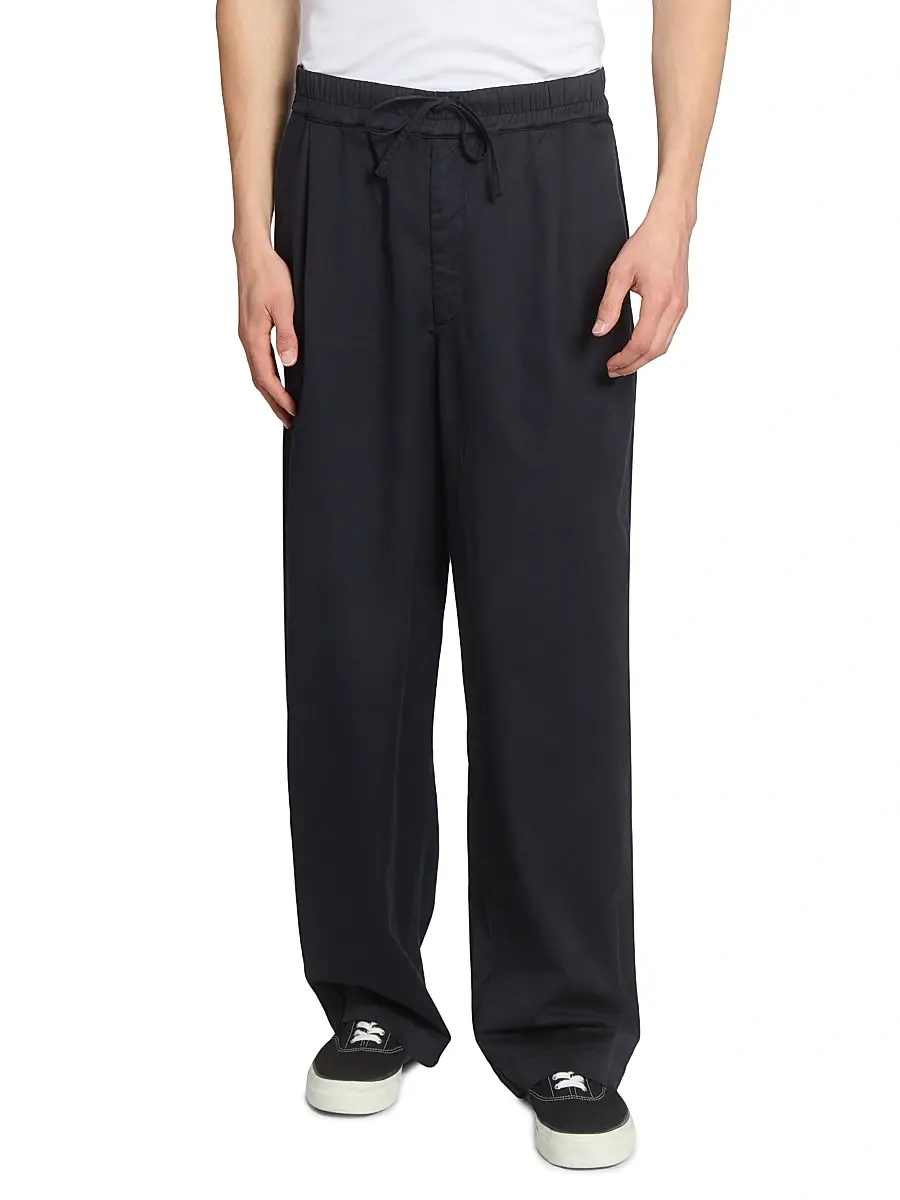 OFFICINE GÉNÉRALE Men Peterson Twill Drawstring Trousers | Thumbnail 3 OFFICINE GÉNÉRALE Men Peterson Twill Drawstring Trousers | Thumbnail 3