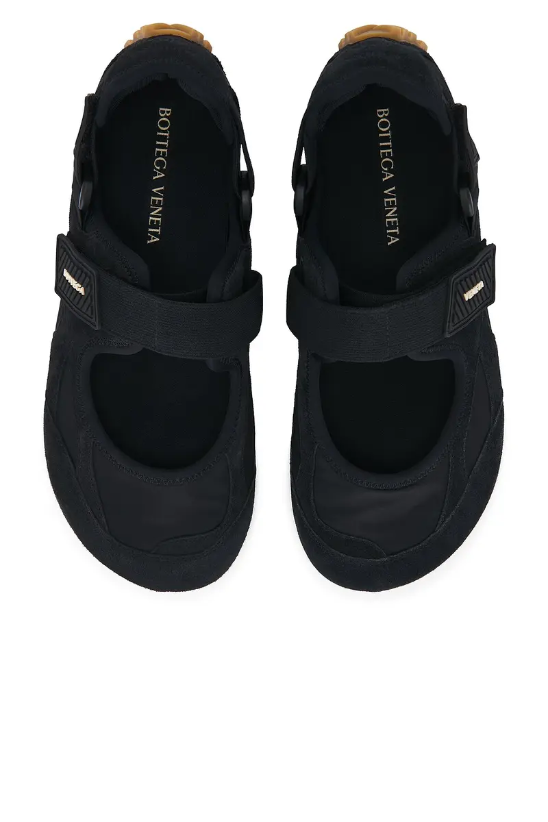 Bottega Veneta Soft Suede Nylon Orbit Flash Sneaker | Thumbnail 4 Bottega Veneta Soft Suede Nylon Orbit Flash Sneaker | Thumbnail 4
