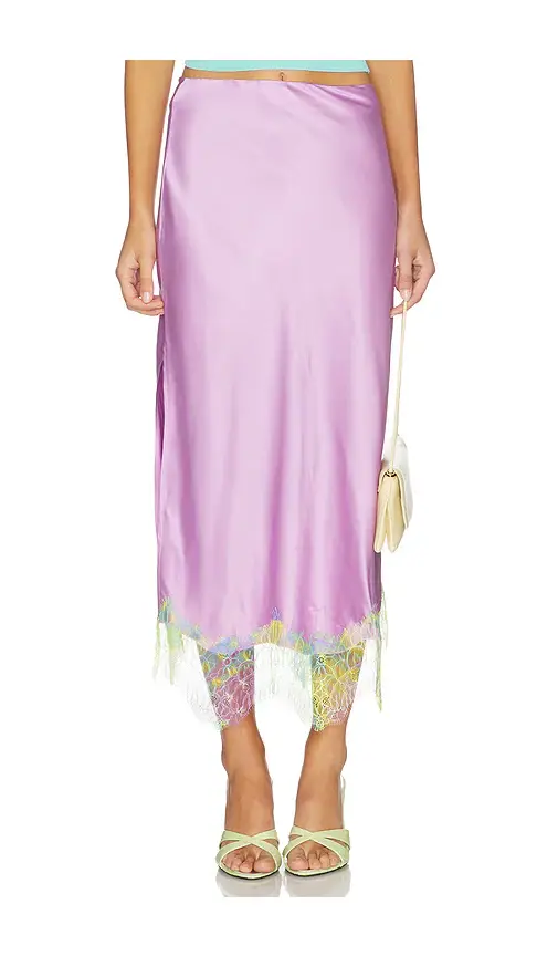 Donde Esteban Lila Salpicon Long Skirt | Thumbnail 2 Donde Esteban Lila Salpicon Long Skirt | Thumbnail 2