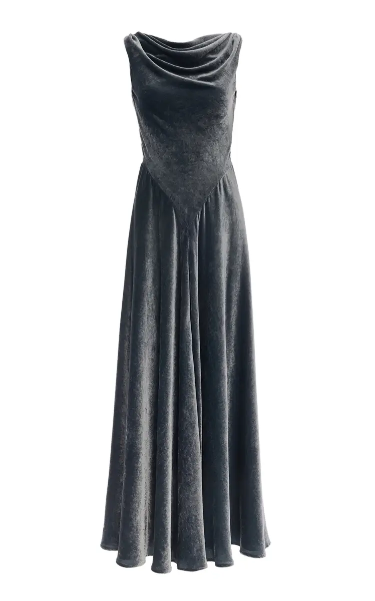 Altuzarra Drina Velvet Maxi Dress
