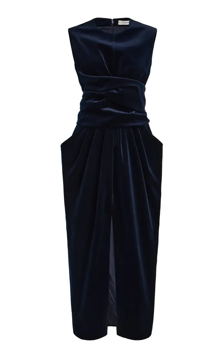 Altuzarra Tippi Cotton-Blend Midi Dress