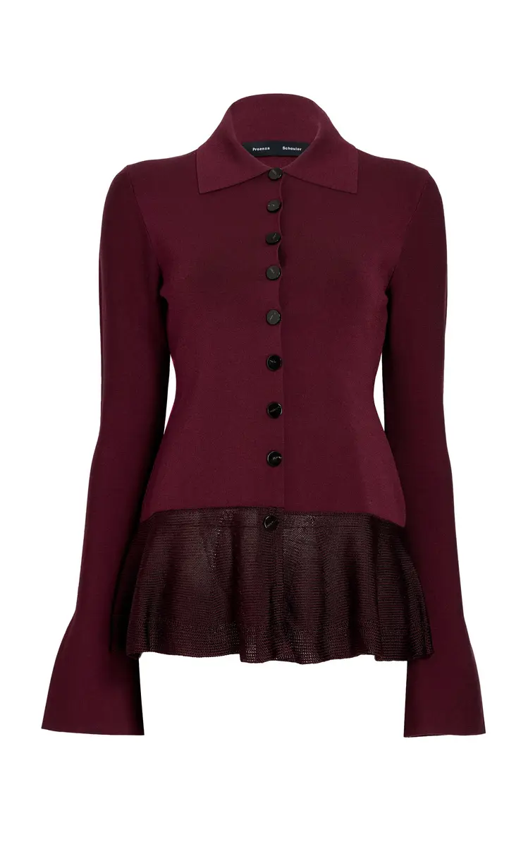 Martina Jersey Peplum Jacket