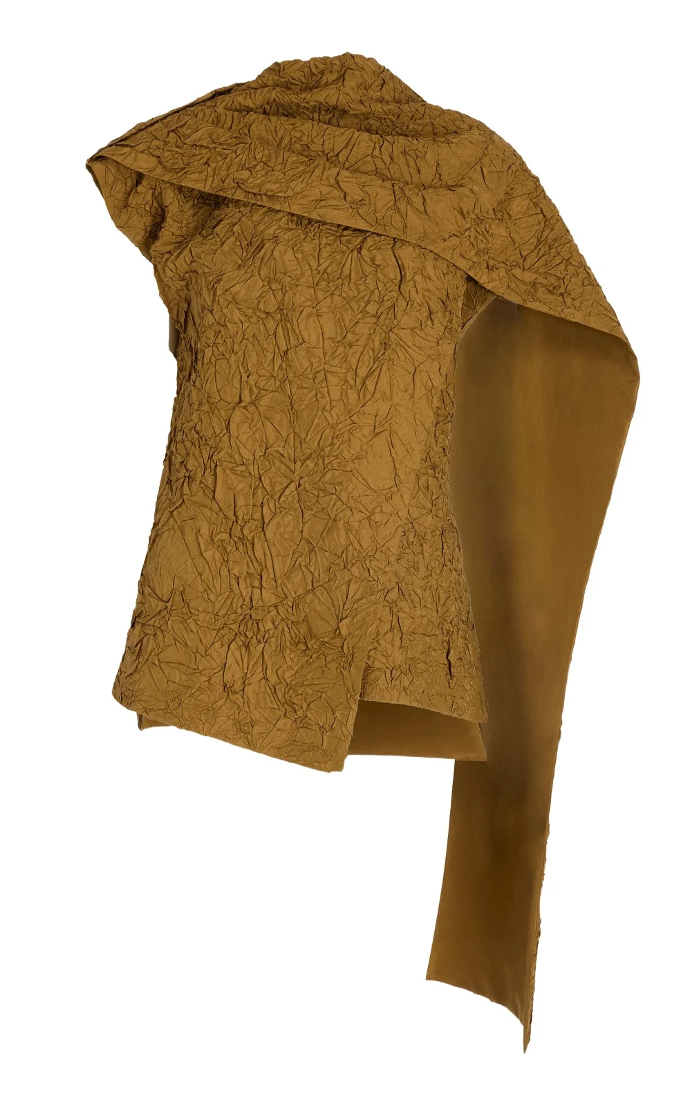 Lina Asymmetrical Crushed Silk Wrap Top Lina Asymmetrical Crushed Silk Wrap Top