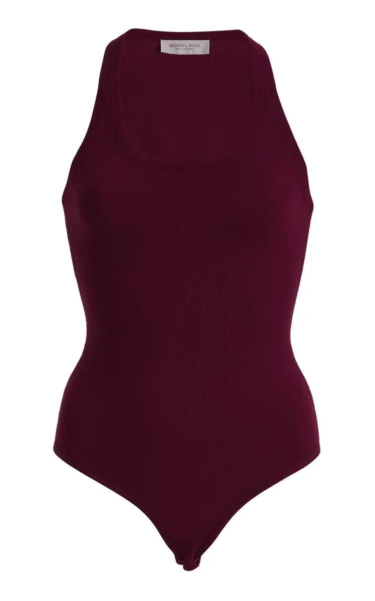 Scoop-Neck Cashmere-Blend Bodysuit Scoop-Neck Cashmere-Blend Bodysuit